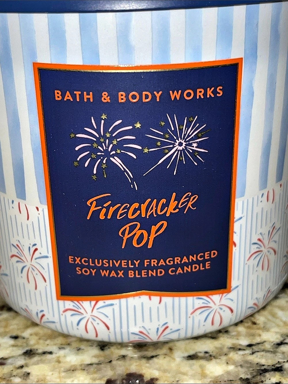 Bath & Body Works Firecracker Pop 3-Wick Scented Candle